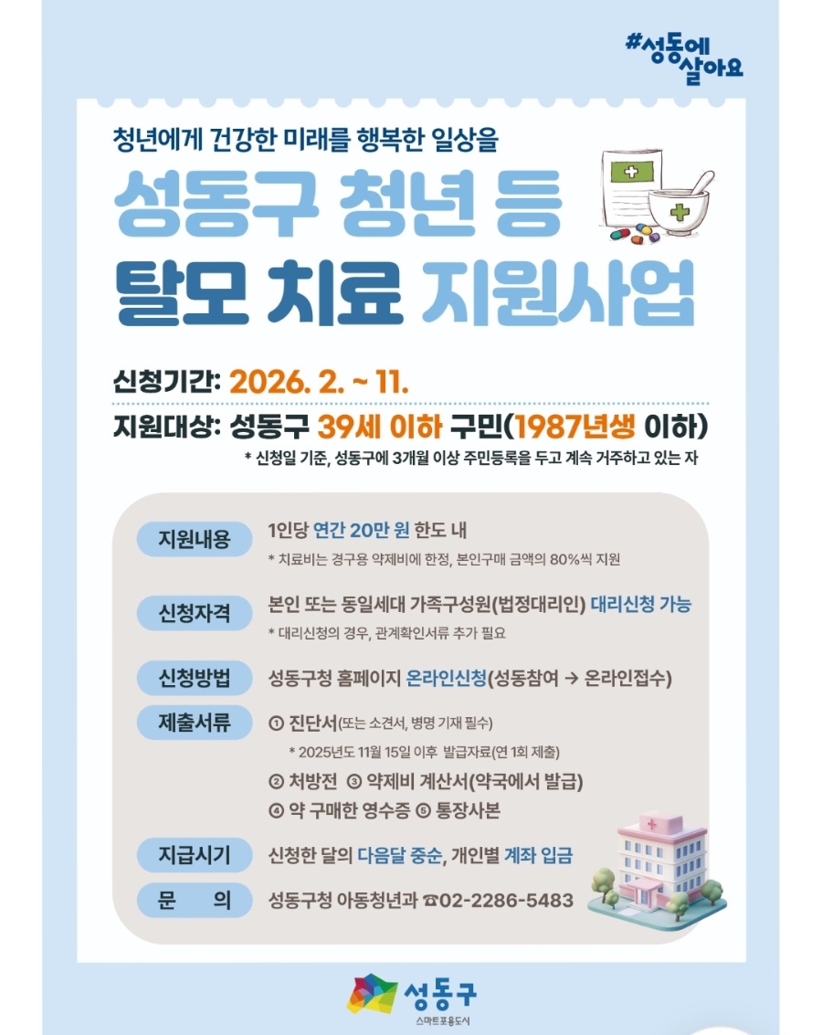 모르면 손해! 2026 청년 의료비 지원 총정리｜무료 건강검진·심리상담·탈모 치료비 신청방법 2탄