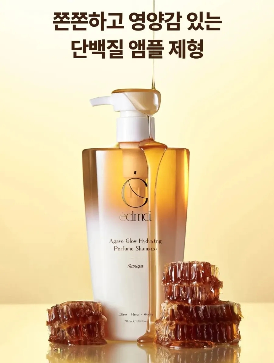 푸석한 머릿결·손상모 샴푸 추천｜드라이 후 건조한 머리 관리, 에끌무아 아가베 글로우 샴푸 후기